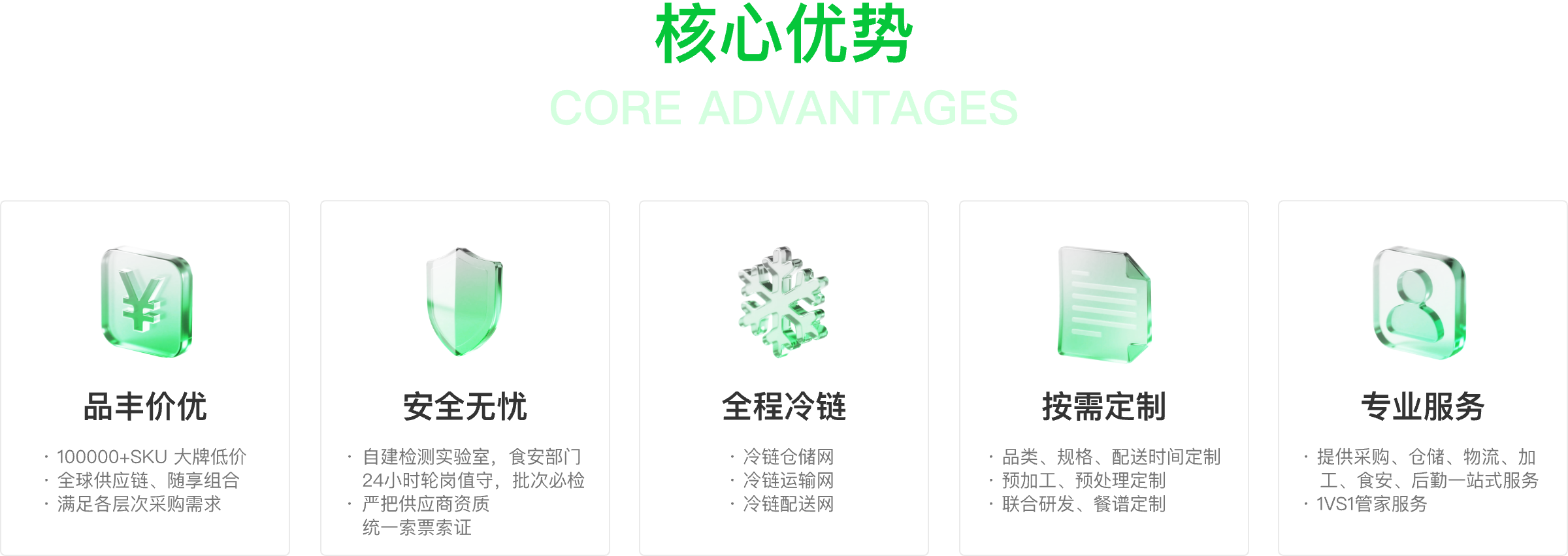 K8凯发一触即发食鲜-关于彩食鲜-核心优势
